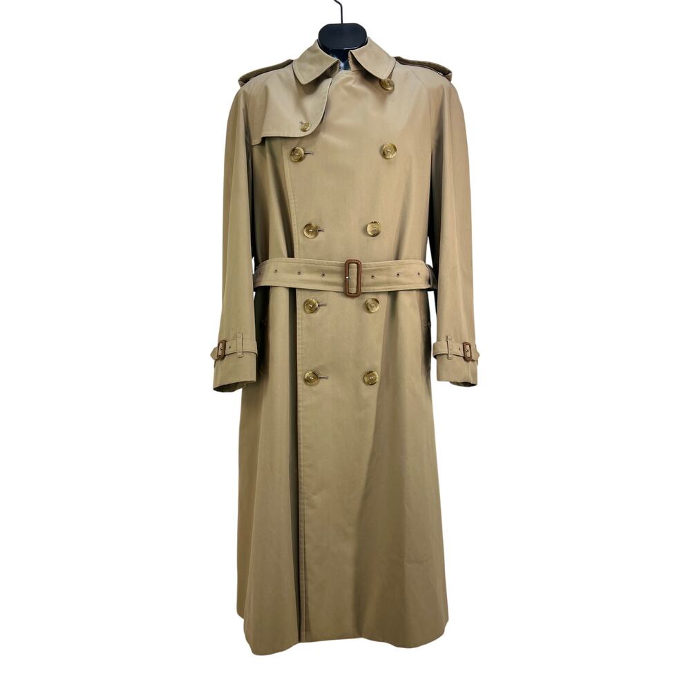 Burberry Beige Westminster Heritage Trench Coat Nova Check Removable No Liner